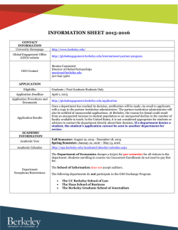 INFORMATION SHEET 2015-2016