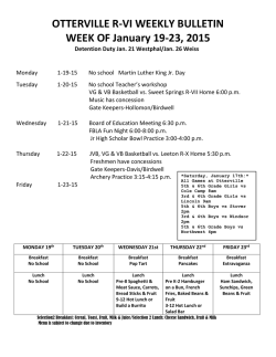 Download our school bulletin here. - Otterville R-VI