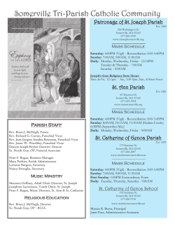 Somerville Tri-Parish Catholic Community
