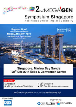 Symposium Singapore - Singapore Dental Association