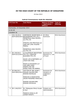 in the high court of the republic of singapore