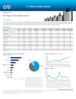 US High-Yield Market Index