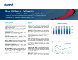 Global DCM Review | Full Year 2014