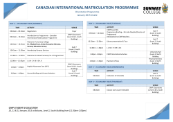 canadian international matriculation programme