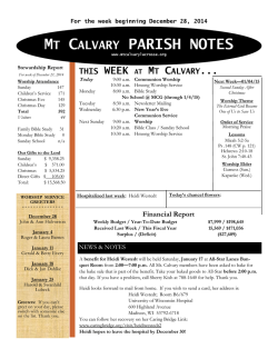 Download - Mt. Calvary Lutheran Church