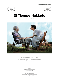 Press book - EL TIEMPO NUBLADO