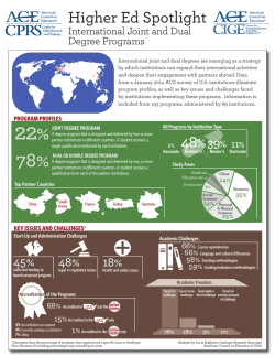 Higher Ed Spotlight: International Joint and Dual Degree Programs