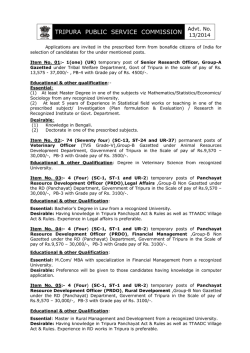Panchayat Resource Development Officer(Legal Affairs/Financial
