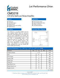 CMD219 - Custom MMIC