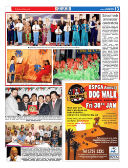 DOG WALK - Gulf Daily News