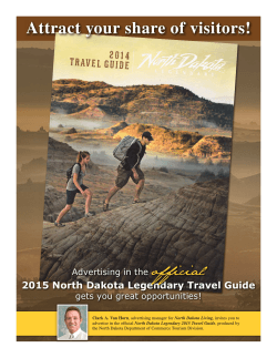 2015 Travel Guide advertising information