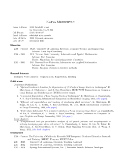 Resume - Computer Science and Engineering