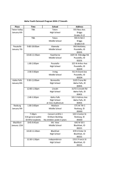 Information for public about LT Smooth schedule