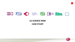 LG SCIENCE PARK CASE STUDY