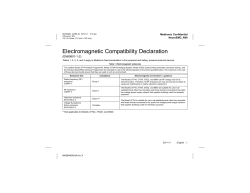 Electromagnetic Compatibility Declaration