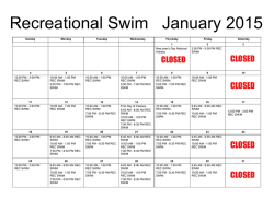 Kinney Natatorium Hours
