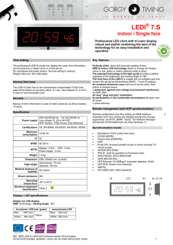 LEDI 7.S - Gorgy Timing