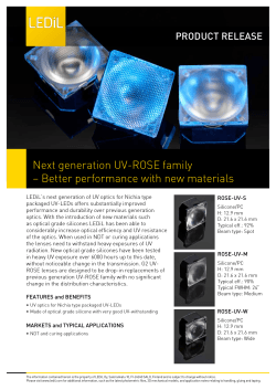 ROSE-UV Product release