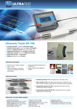 Ultrasonic Tester BP-700