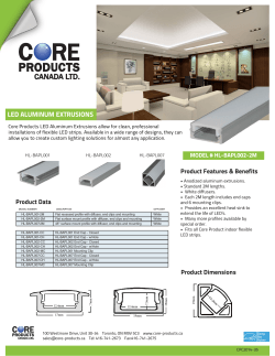 Extrusions - Core