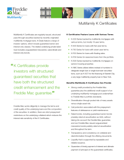 K Certificates Product Overview