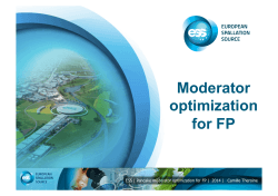 Moderator optimization for FP