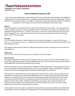 How to Advertise Events at USC