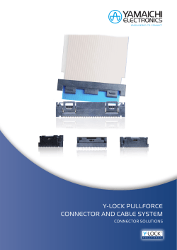 Y-LOCK PULLFORCE COnnECtOR AnD CAbLE SYStEm