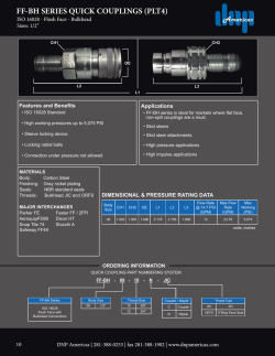FF-BH SERIES QUICK COUPLINGS (PLT4)
