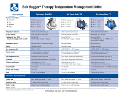 BH Temperaure Management Unit Comparison