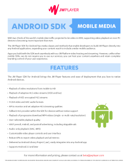 Android SDK datasheet