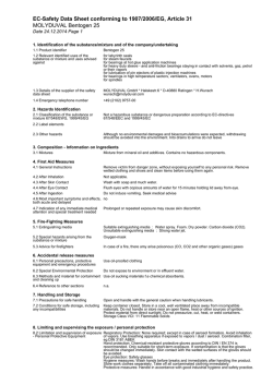 Material Safety Data Sheet
