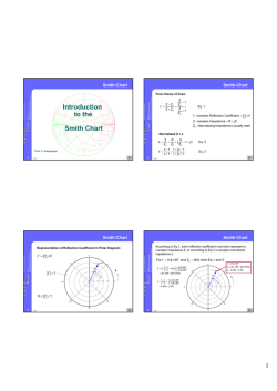 Introduction to the Smith Chart