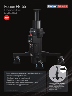 Fusion FE-55 Product Flyer
