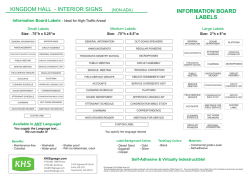 Information Board