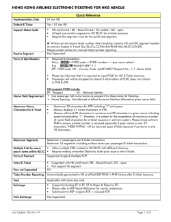 Revised* HX ETKT Quick Reference - Auto Revalidation