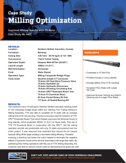 Improved Milling Results with F5 Motor