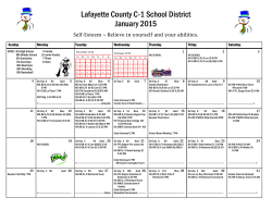 January Calendar - lafayette co c-1