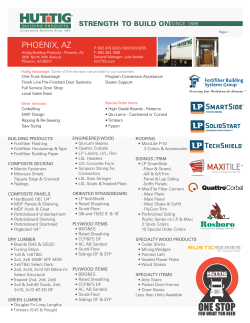 PHOENIX, AZ - Huttig Building Products