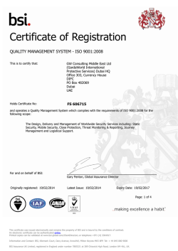 ISO 9001 Assurance Management