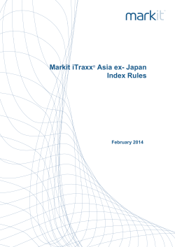 Markit iTraxx® Asia ex
