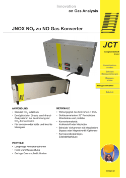 JNOX NO2 zu NO Gas Konverter