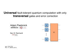 Universal fault-tolerant quantum computation with only transversal
