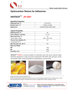 JH-3201 Hydrocarbon Resins at Mayzo JH3201
