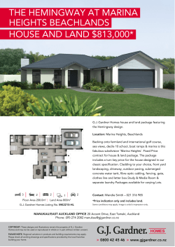Download Brochure - GJ Gardner Homes