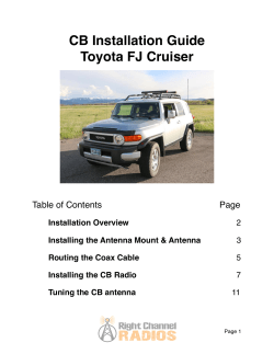 FJ Cruiser Installation Guide