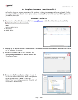 Ax Template Converter User Manual 2.0