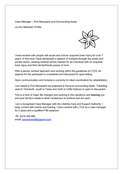 Jo-ann Marsham - Case Manager Search