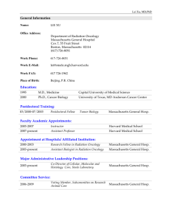 Dr. Lei Xu CV