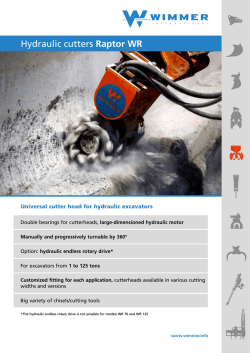 Hydraulic cutters Raptor WR